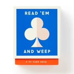 Read 'Em and Weep Playing Card Set
