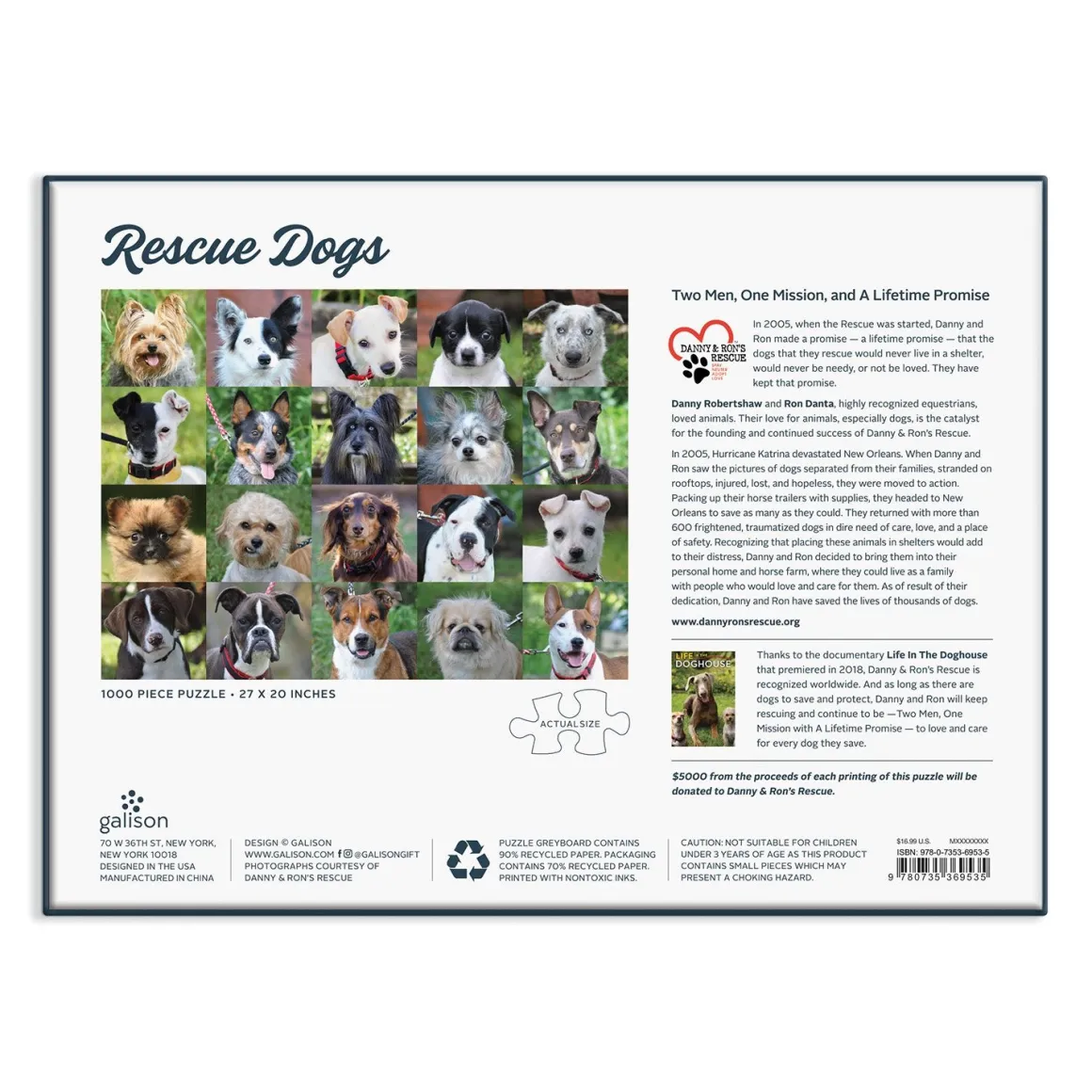 Rescue Dogs 1000 Piece Puzzle