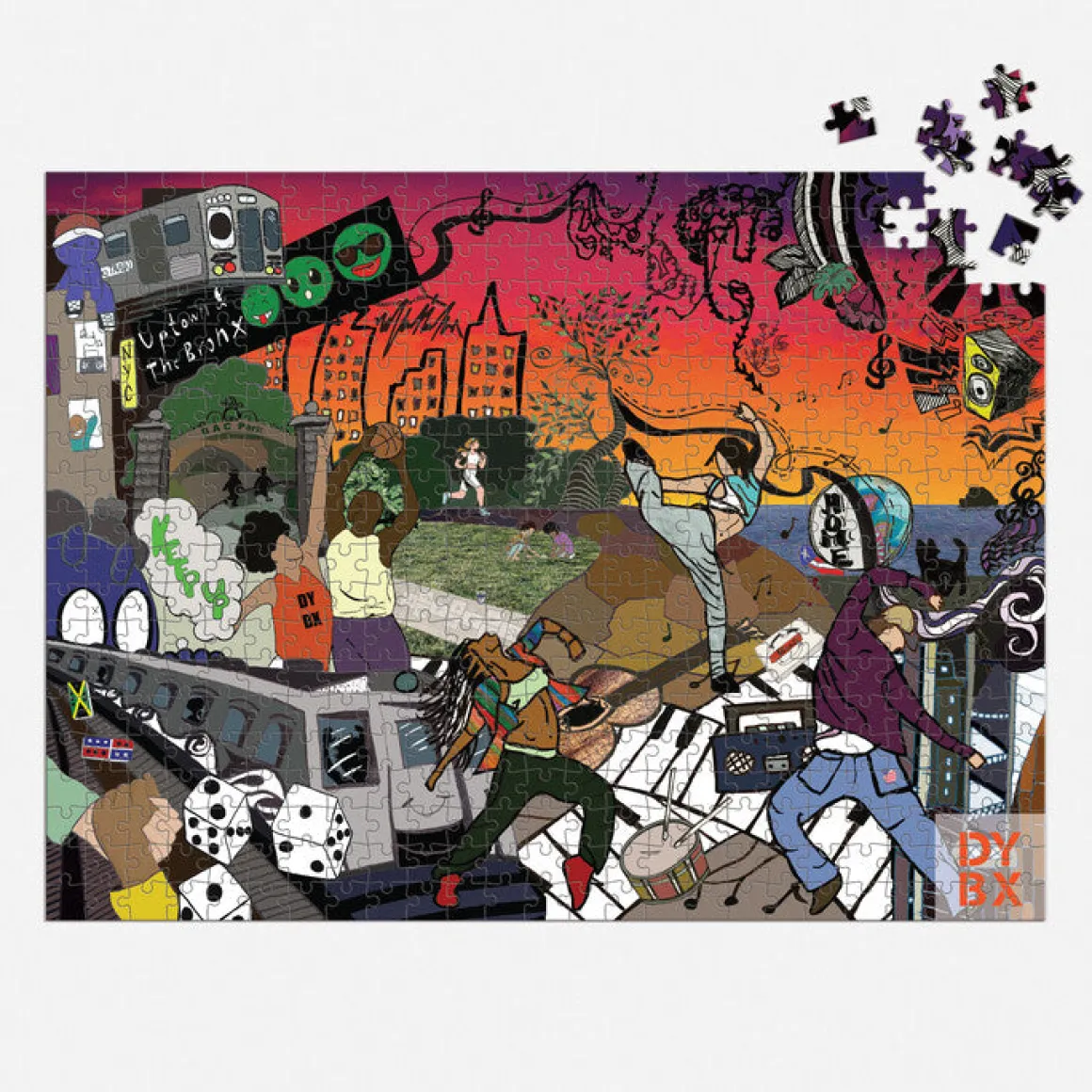 Romare Bearden x DreamYard 500 Piece Double-Sided Puzzle