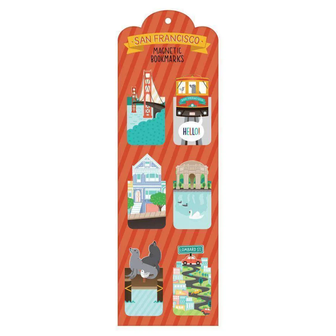 San Francisco Magnetic Bookmarks
