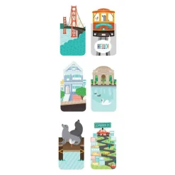San Francisco Magnetic Bookmarks