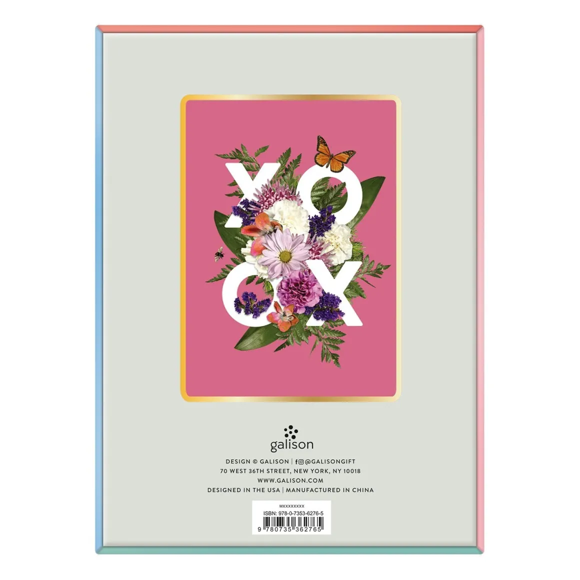 Say It With Flowers XOXO Porcelain Tray