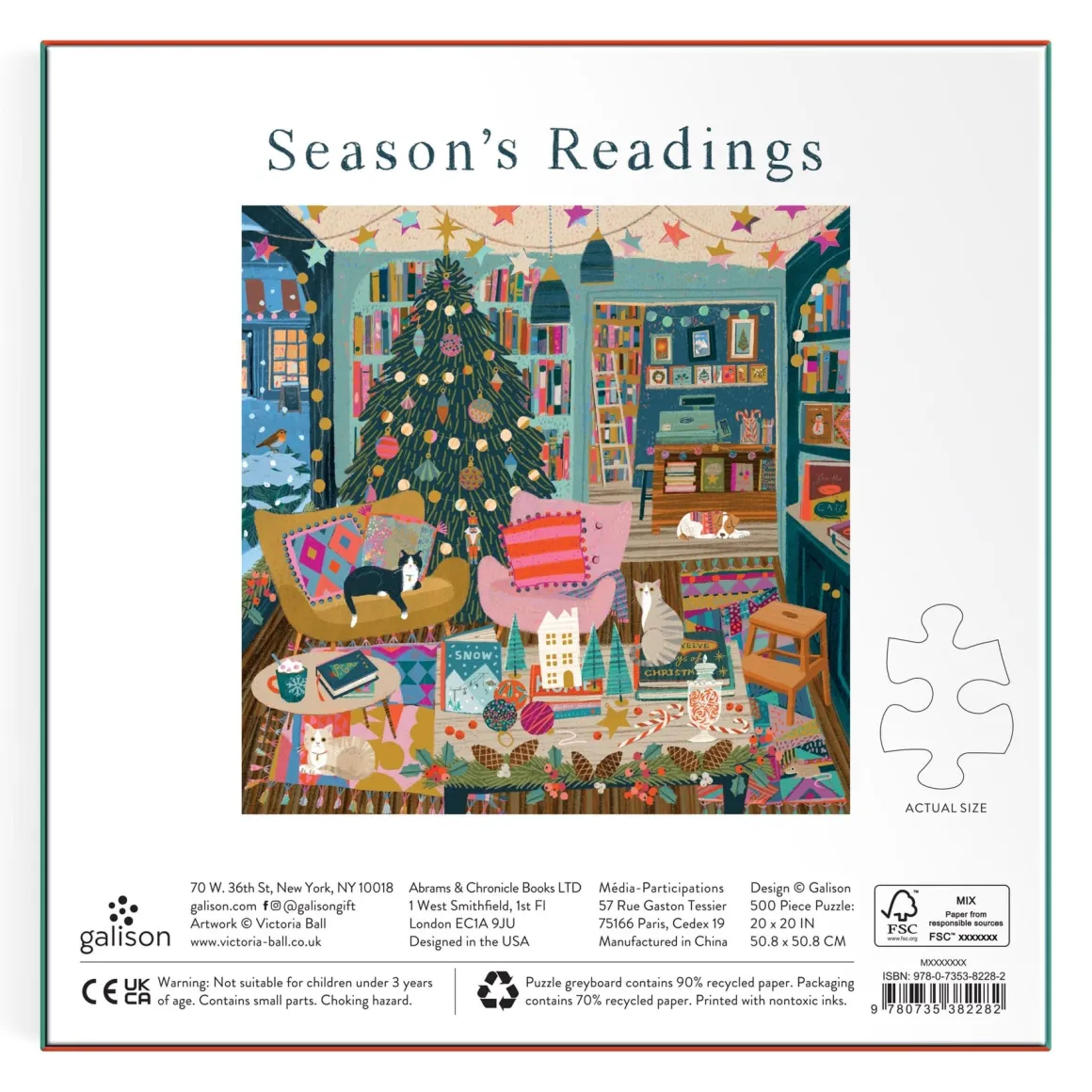 Season's Readings 500 Piece Foil Puzzle