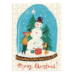 Snow Globe 130 Piece Puzzle Ornament