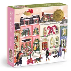 Snowfall on Main Street 1000 Piece Foil Puzzle