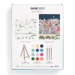 Snowy City 11x14 Paint by Number Kit