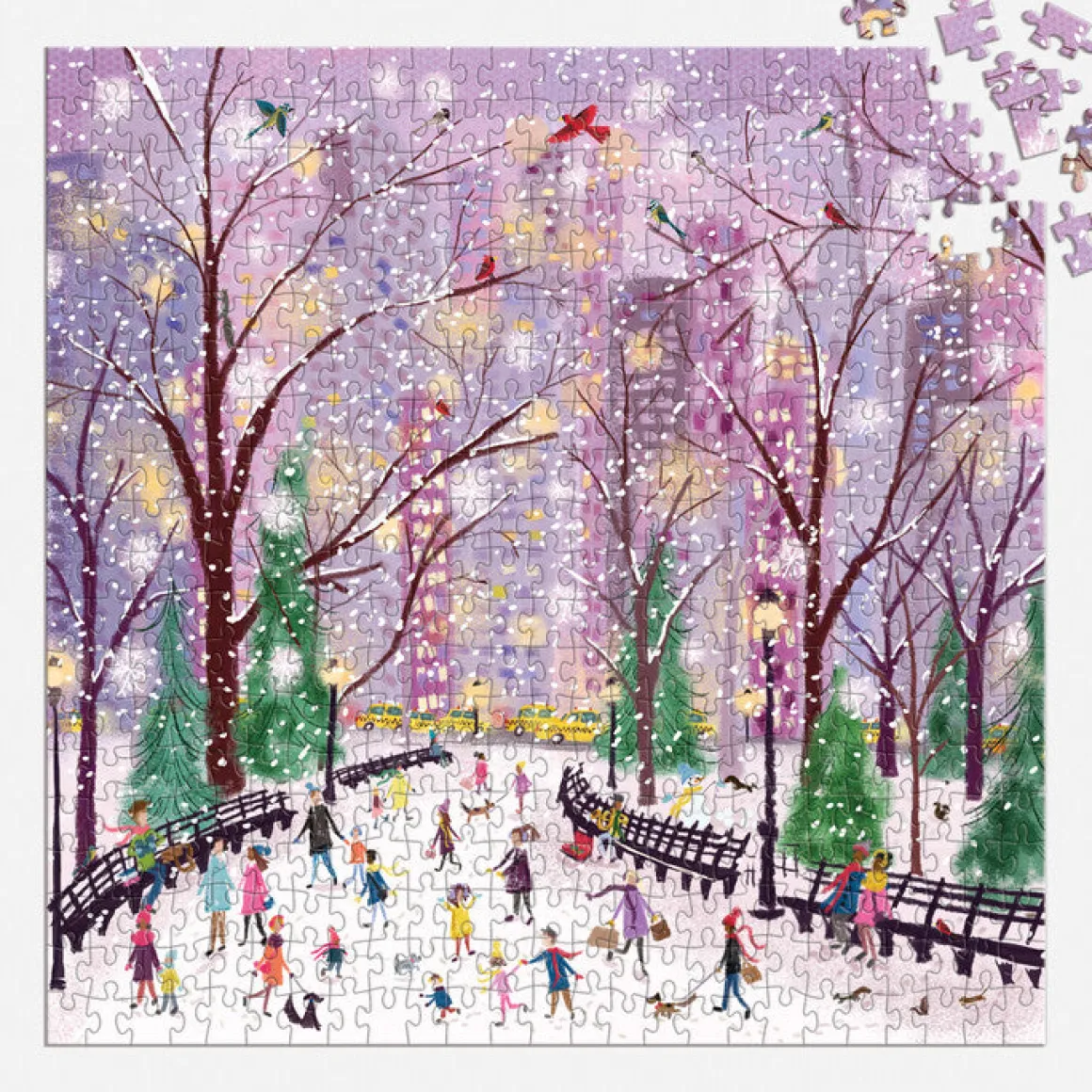 Snowy Night 500 Piece Puzzle