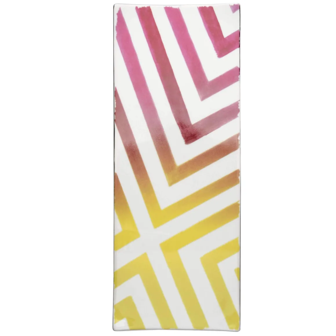 Sol Y Sombra Porcelain Tray Sunset Yellow