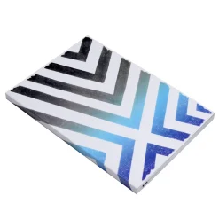 Sol Y Sombra Sunrise Blue Embossed Paseo Notebook