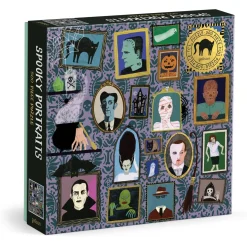 Spooky Portraits 500 Piece Foil Puzzle