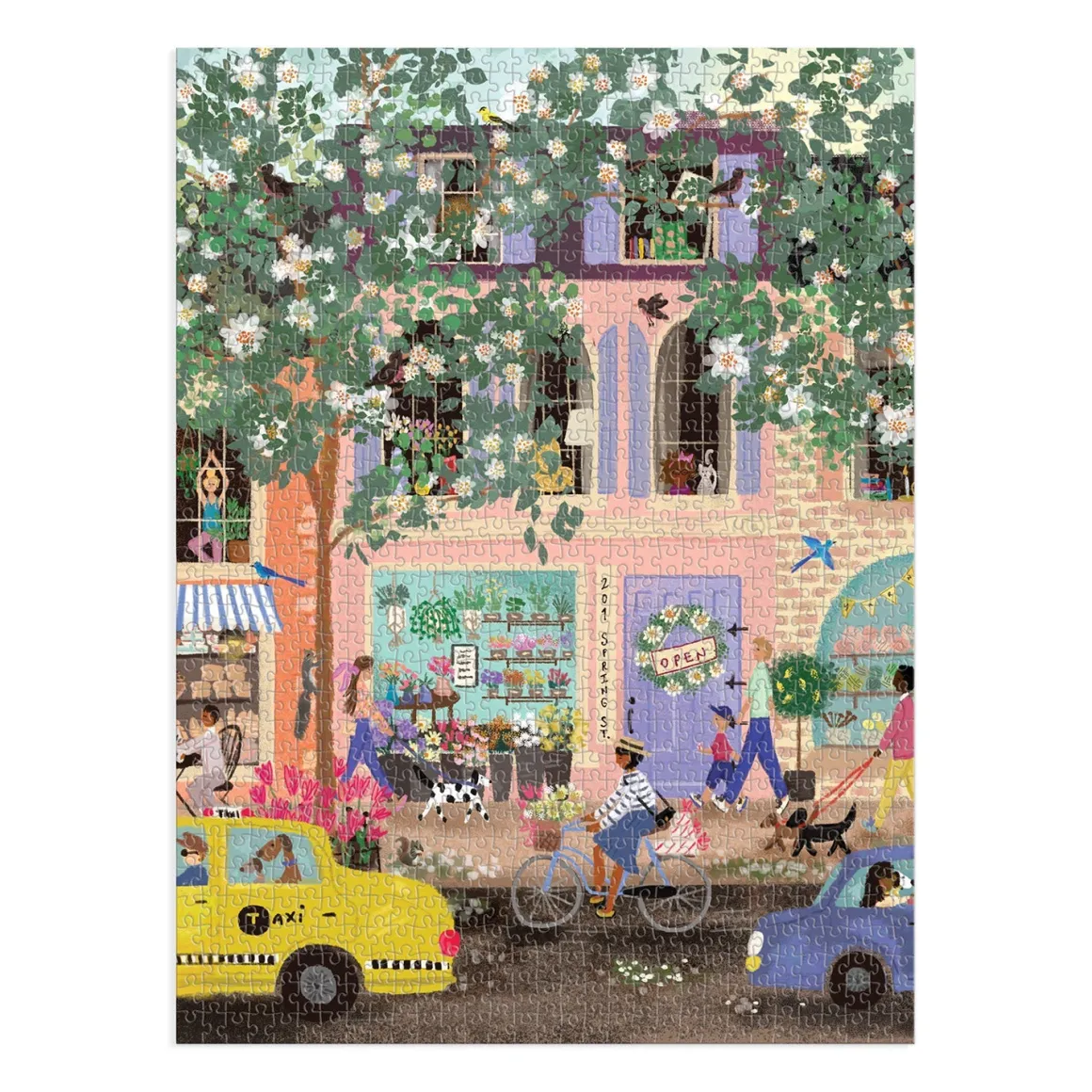 Spring Street 1000 Piece Jigsaw Puzzle