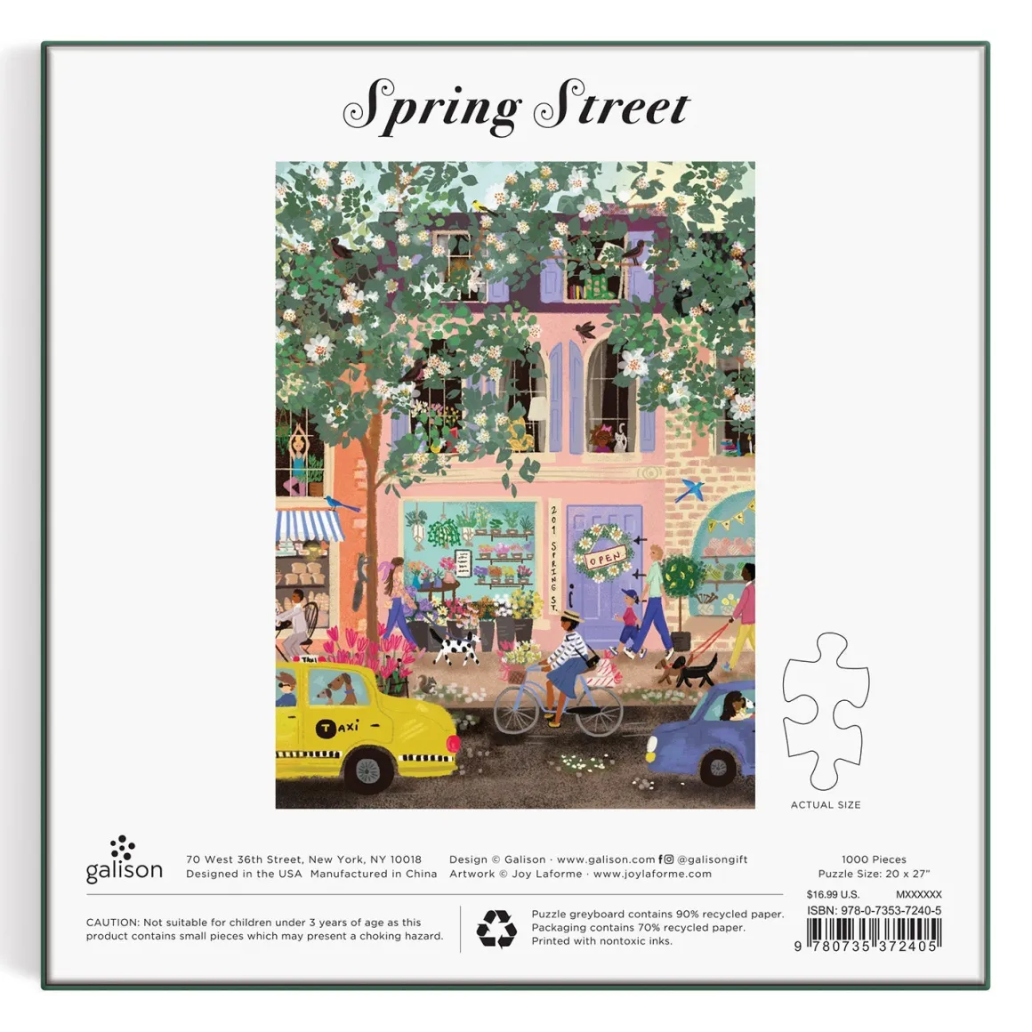 Spring Street 1000 Piece Jigsaw Puzzle