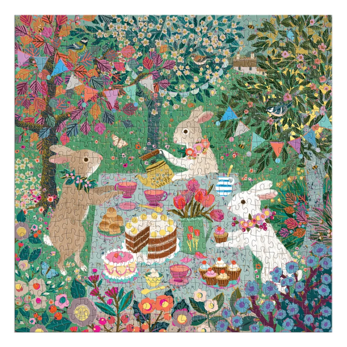 Spring Tea Party 500 Piece Foil Puzzle