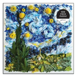 Starry Night Petals 500 Piece Jigsaw Puzzle