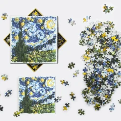Starry Night Petals 500 Piece Jigsaw Puzzle