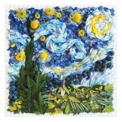 Starry Night Petals 500 Piece Jigsaw Puzzle