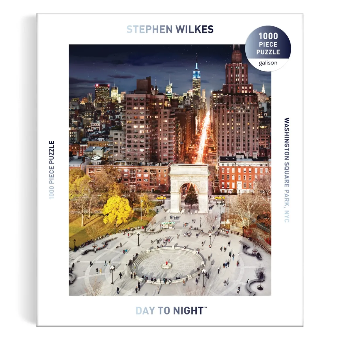 Stephen Wilkes Day To Night Washington Square Park 1000 Piece Puzzle
