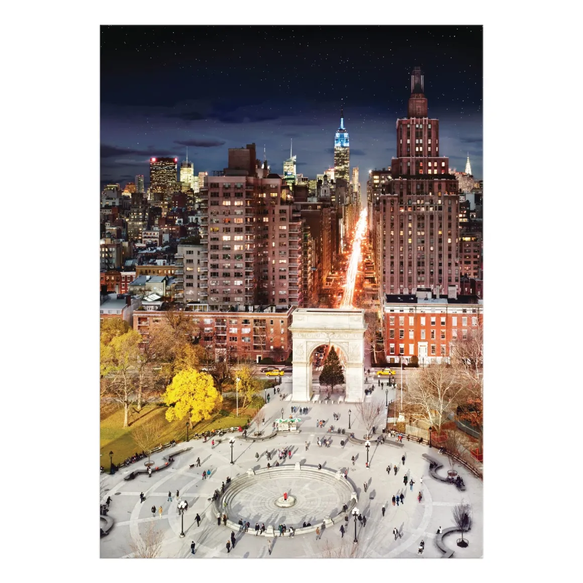 Stephen Wilkes Day To Night Washington Square Park 1000 Piece Puzzle