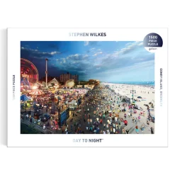 Stephen Wilkes Day To Night Coney Island 1500 Piece Puzzle