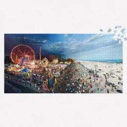 Stephen Wilkes Day To Night Coney Island 1500 Piece Puzzle