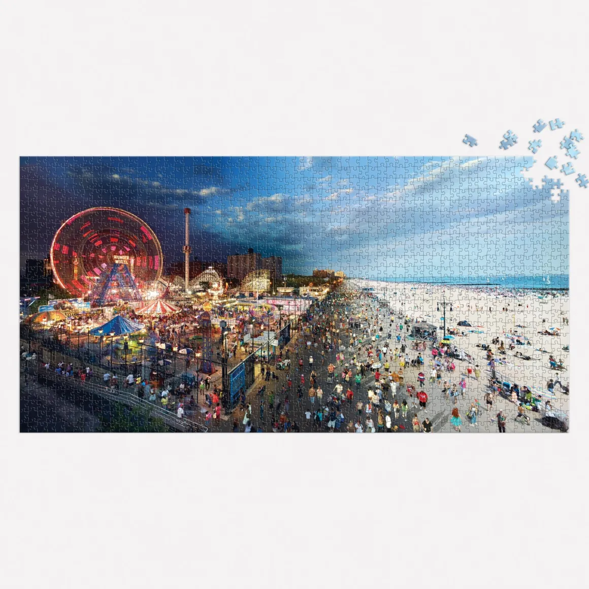 Stephen Wilkes Day To Night Coney Island 1500 Piece Puzzle