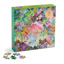 Succulent Mosaic 500 Piece Foil Puzzle