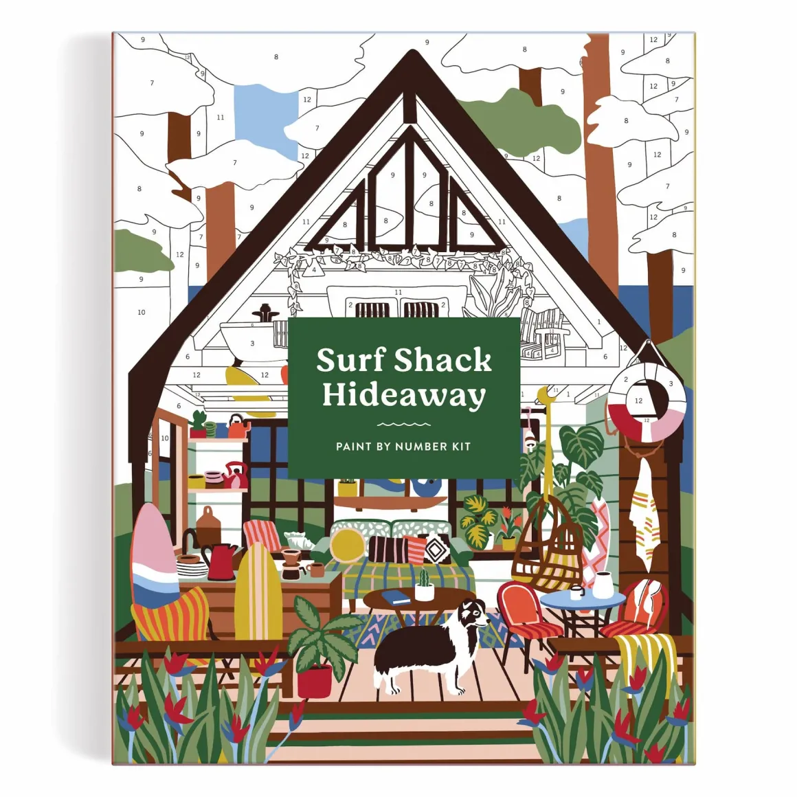 Surf Shack Hideaway 11 x 14 Paint By Number Kit