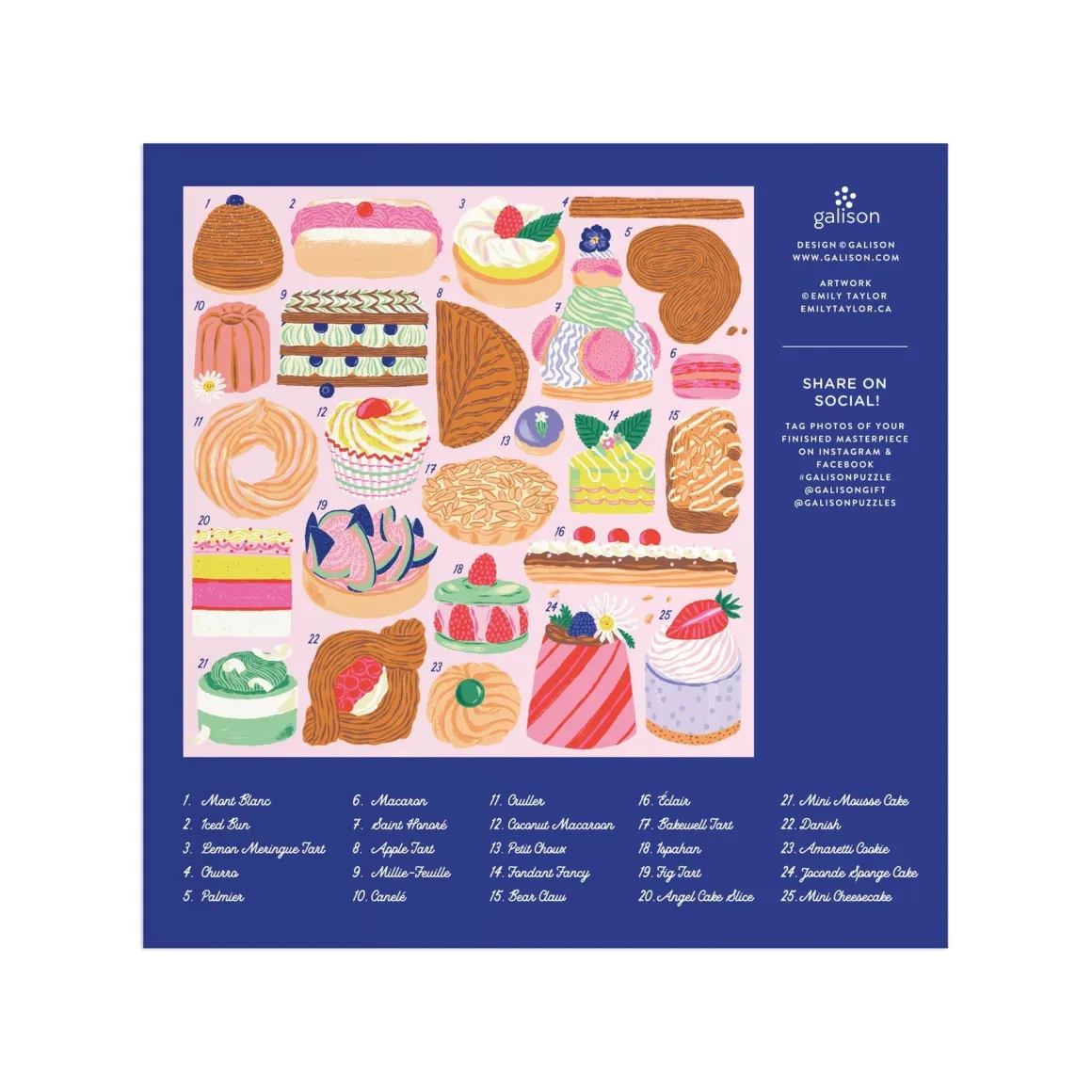 Sweet Confections 500 Piece Puzzle