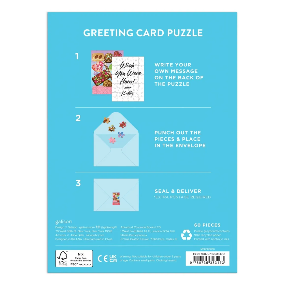 Sweets for the Sweet Greeting Card Puzzle