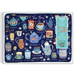 Tea Time 1000 Piece Puzzle with Shaped Pieces