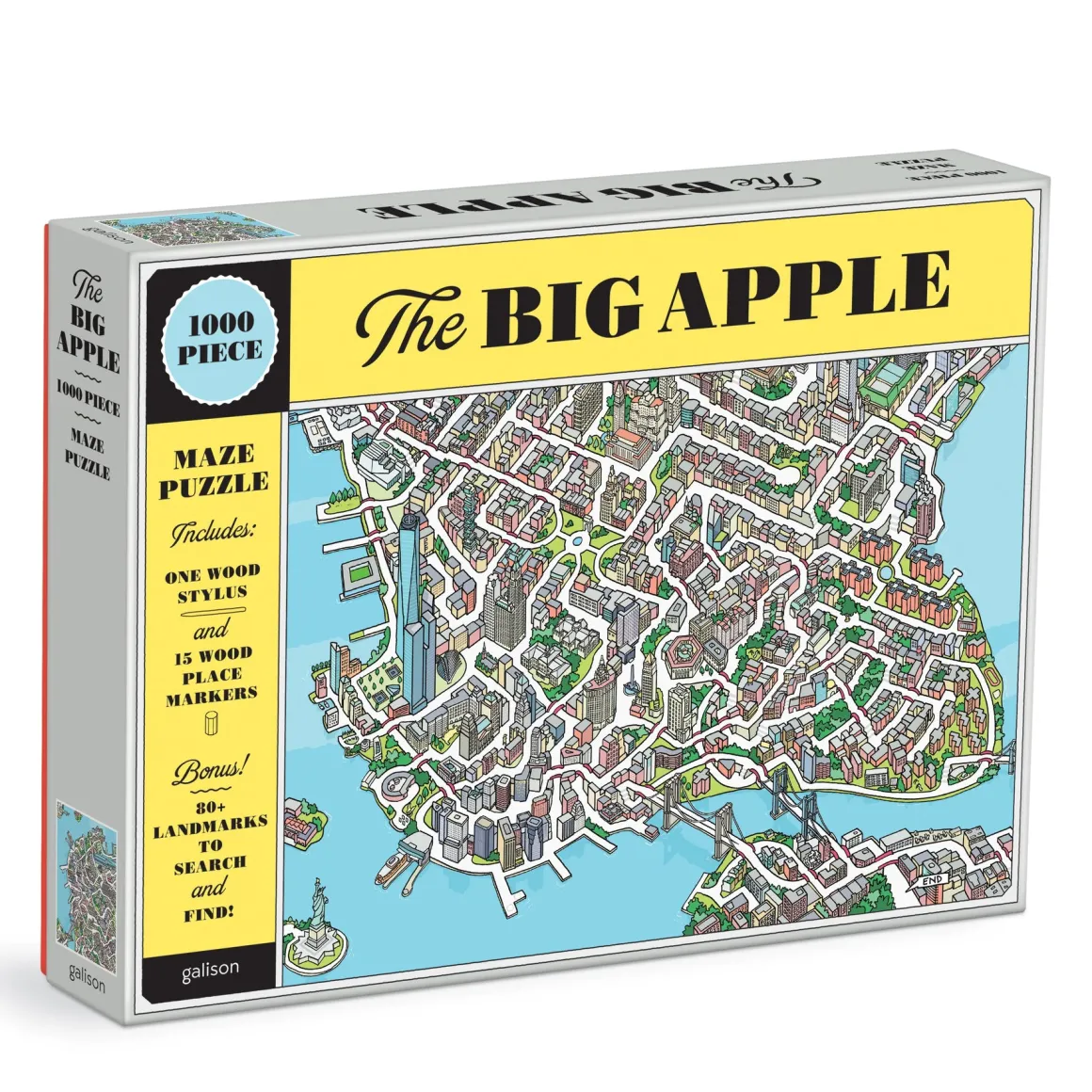 The Big Apple 1000 Piece Maze Puzzle