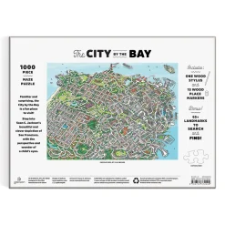 The City By the Bay 1000 Piece Maze Puzzle