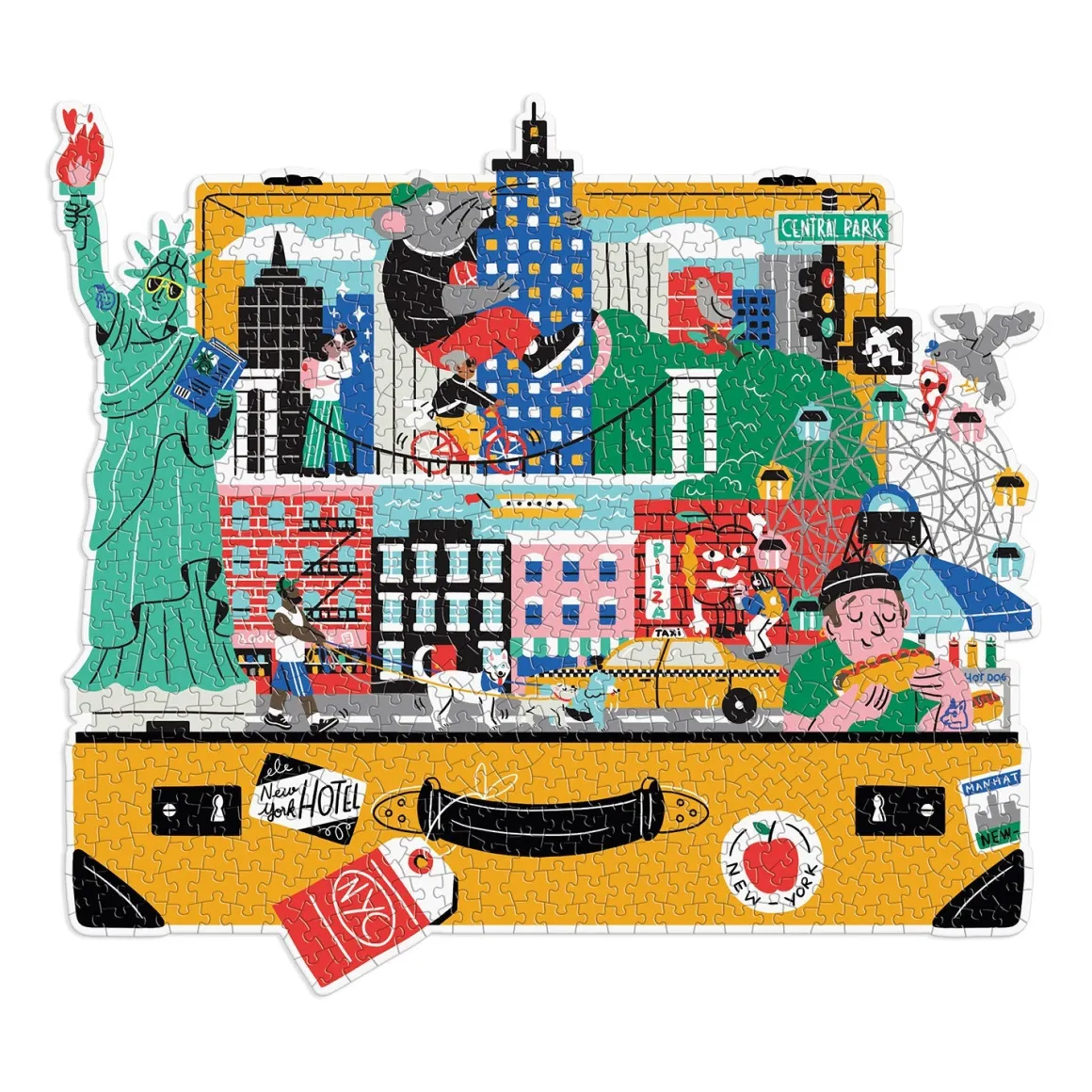 The City That Never Sleeps 750 Piece Shaped Puzzle