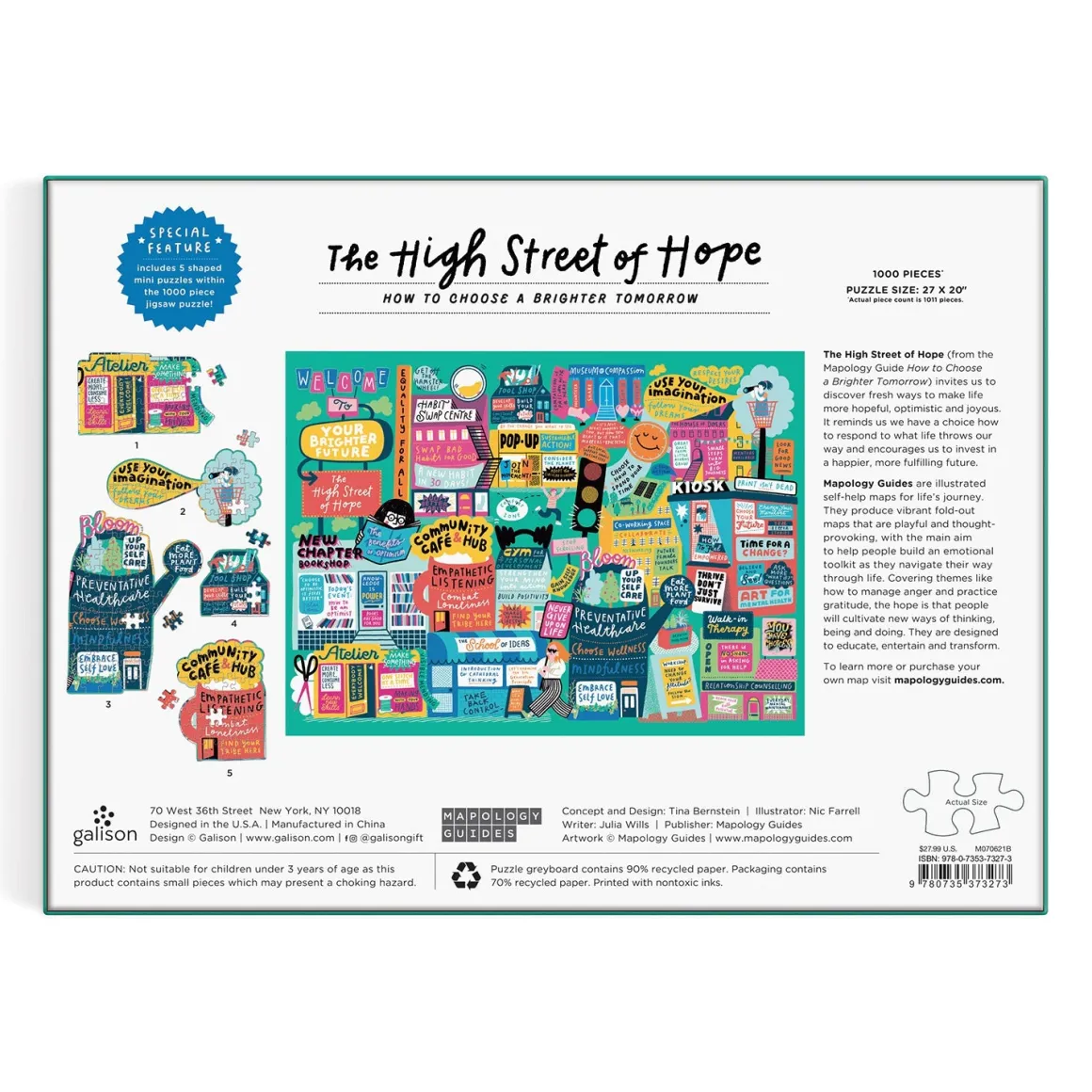 The High Street of Hope 1000 Piece Multi-Puzzle Puzzle