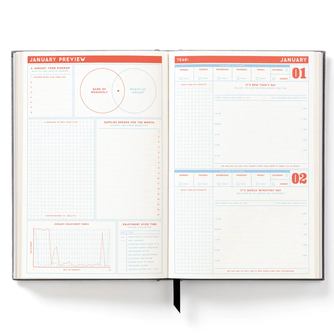 The Perpetually Late Show Undated Standard Planner