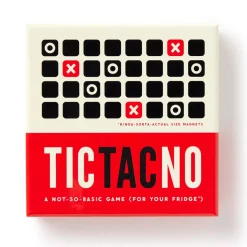 Tic Tac No Magnetic Fridge Game