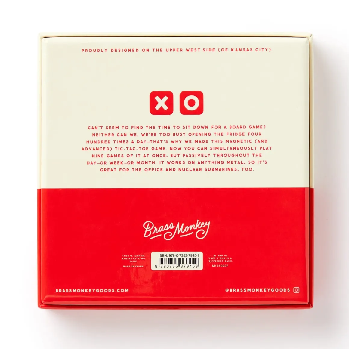 Tic Tac No Magnetic Fridge Game