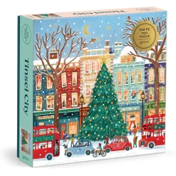 Tinsel City 500 Piece Foil Puzzle