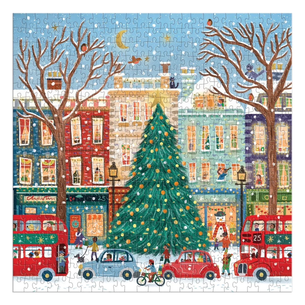 Tinsel City 500 Piece Foil Puzzle