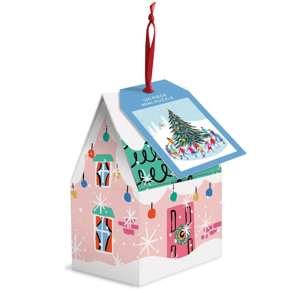 Tree Skaters 130 Piece Puzzle Ornament