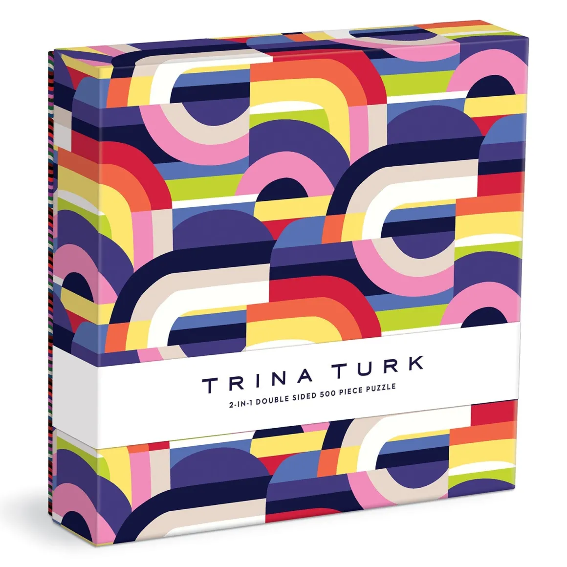 Trina Turk 500 Piece Double Sided Puzzle with Shaped Pieces