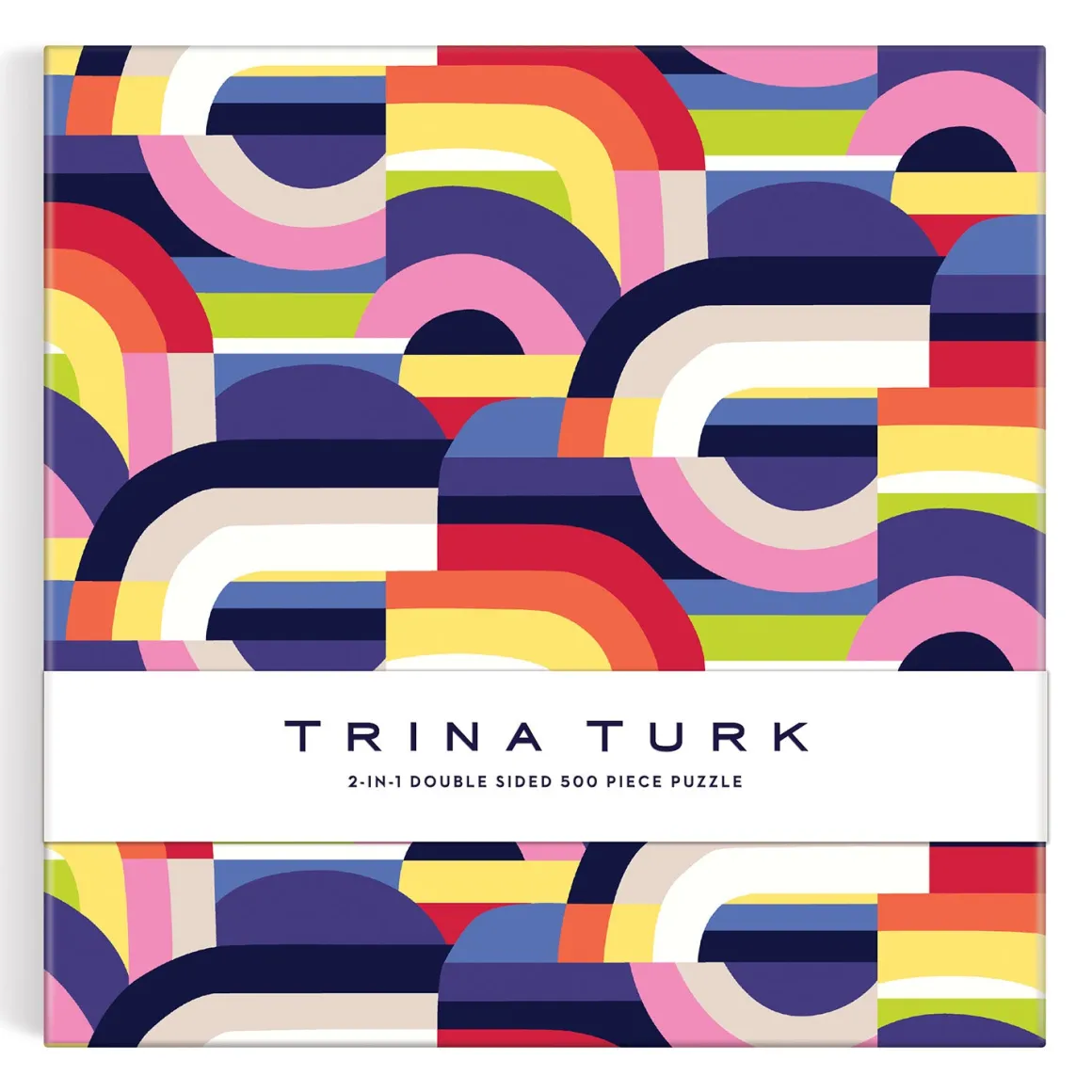 Trina Turk 500 Piece Double Sided Puzzle with Shaped Pieces