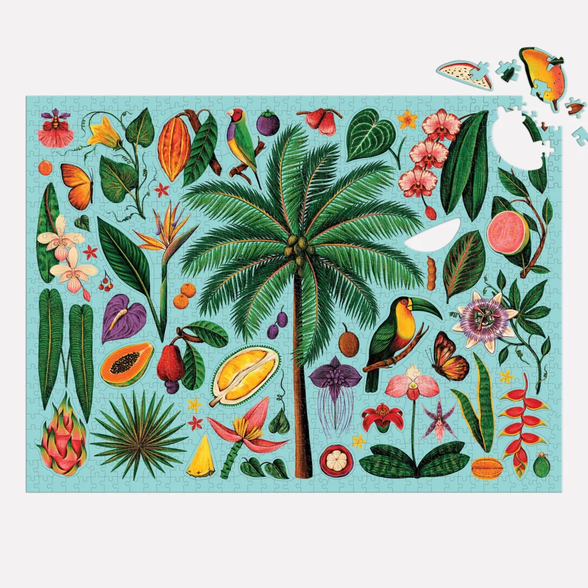 Tropics 1000 Piece Puzzle with Shaped Pieces
