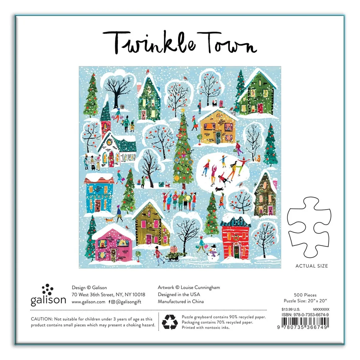 Twinkle Town 500 Piece Jigsaw Puzzle