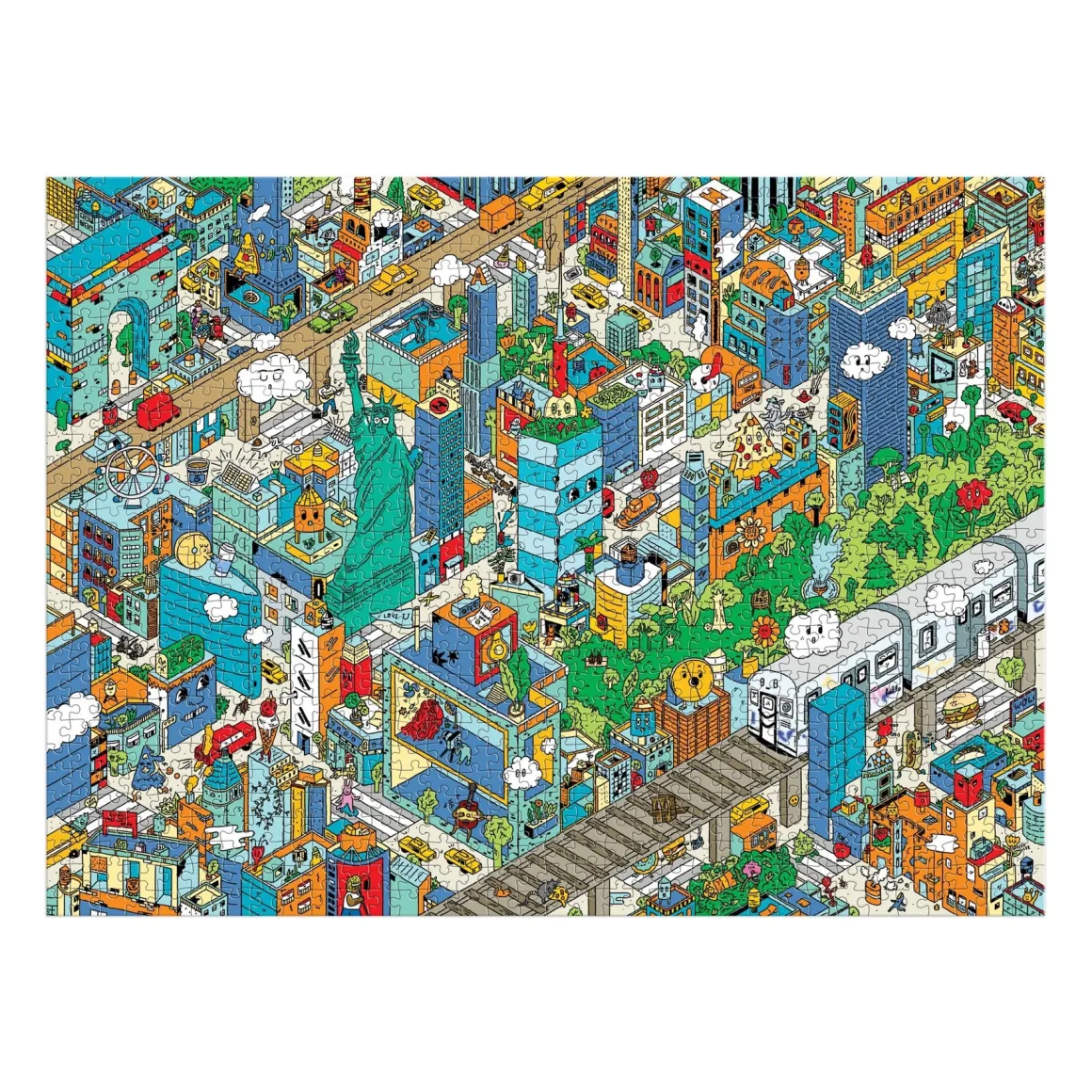 Uncovering New York City Search and Find 1000 Piece Puzzle
