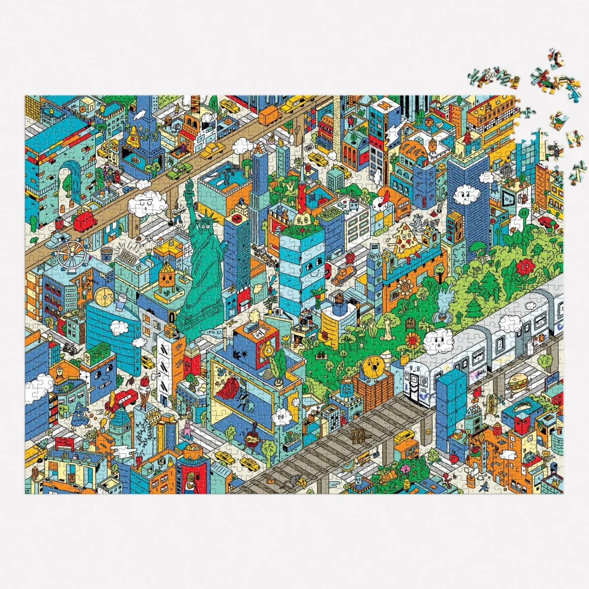 Uncovering New York City Search and Find 1000 Piece Puzzle
