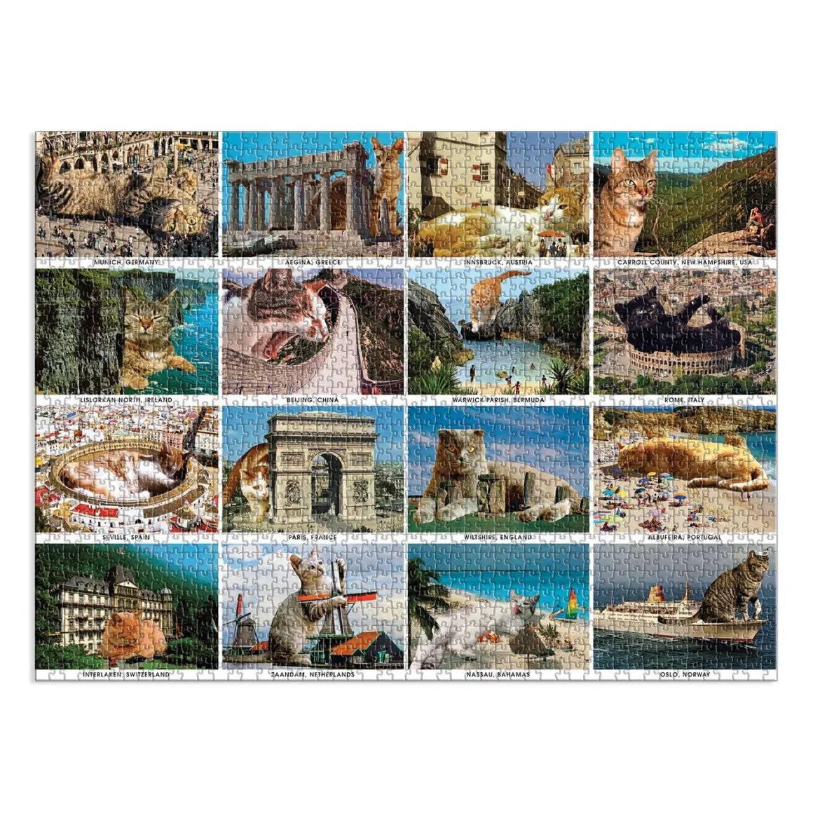 Vacation Cats 1500 Piece Puzzle