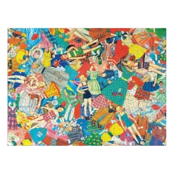 Vintage Paper Dolls 1000 Piece Jigsaw Puzzle in Square Box