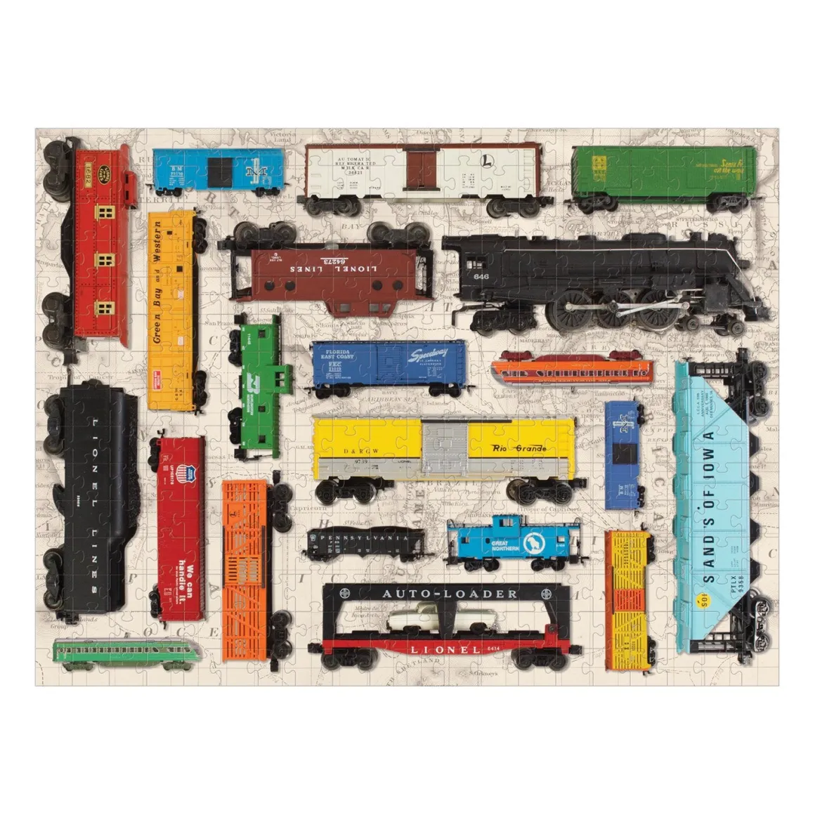 Vintage Toy Trains 300 Piece Jigsaw Puzzle