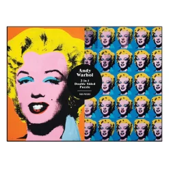 Warhol Marilyn Double-Sided 500 Piece Jigsaw Puzzle